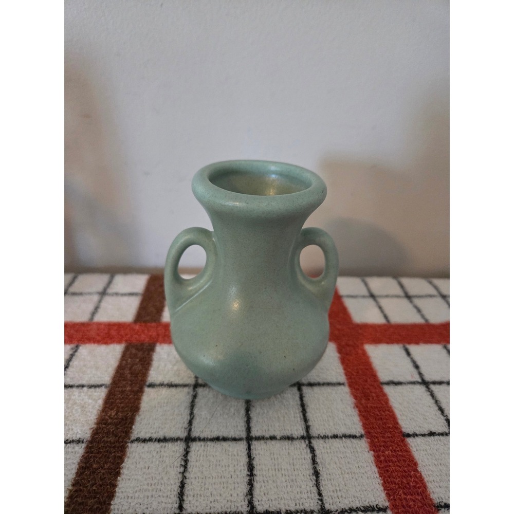 Royal Haeger for Restoration Hardware Sage Green Matte Ceramic Bud Vase 4.5"